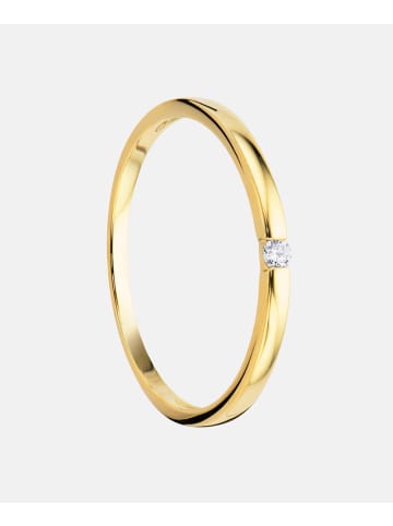 Diamant L'éternel Ring aus 375 Gelbgold mit Diamant