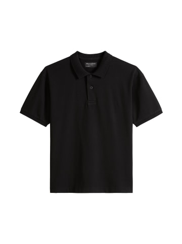 Marc O'Polo Poloshirt loose in Schwarz