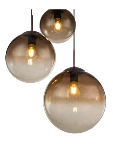 Globo lighting Hängeleuchte "VARUS" in brown