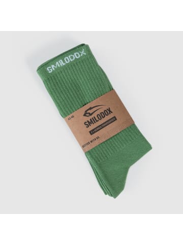 SMILODOX Herren Tennissocken 2er Pack Multicolor in Grün