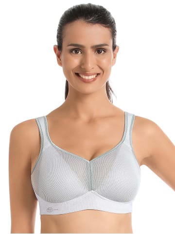 Anita Sport BH mit Schale air control DeltaPad in Weiss anthrazit