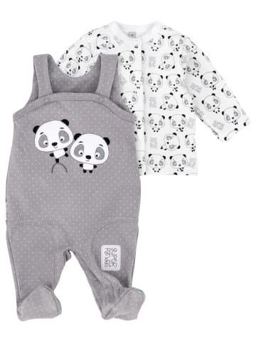 Baby Sweets 2tlg Set Strampler + Shirt Lieblingsstücke Panda in bunt