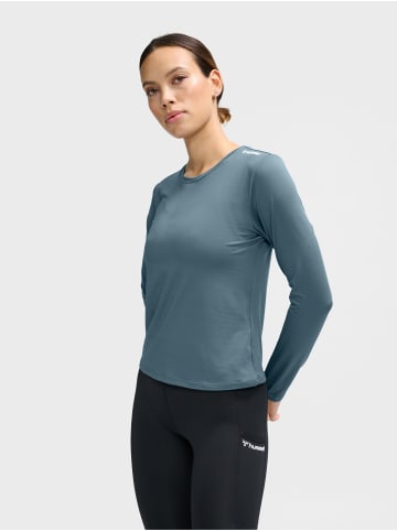 Hummel T-Shirt Hmlmt Aura Damen in STORMY WEATHER