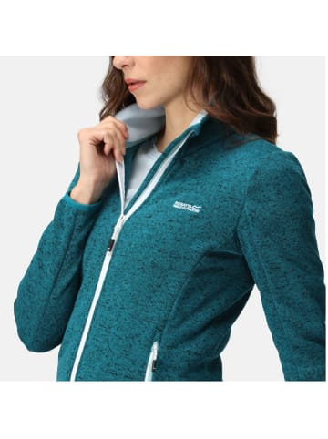 Regatta Newhill Midlayer Strickfleecejacke in Türkis