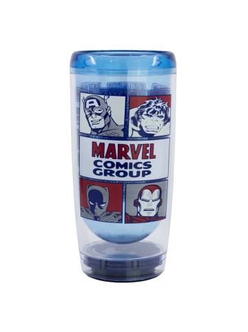 Marvel Heroes Becher mit Smartgrip 705ml Doppelwandiger Thermo-Tumbler Anti-Kipp