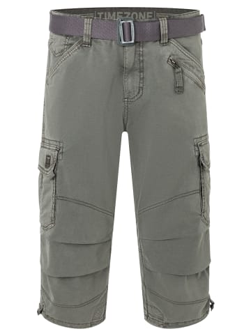 Timezone Shorts 3/4 Cargo Hose loose fit Mid Waist Pants in Grau