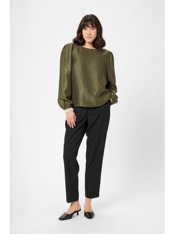 Kaffe Langarm-Bluse KArizz Regular fit in Ivy Green