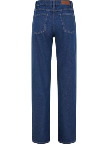 Urban Classics Urban Classics Ladies Straight Fit Denim in mid deep blue washed