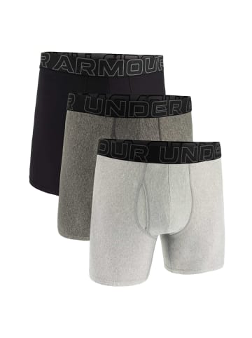 Under Armour Boxershort 3er Pack in Schwarz/Grau