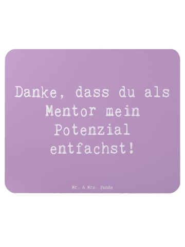 Mr. & Mrs. Panda Mauspad Spruch Mentor Potenzial mit Spruch in Lavendeltraum
