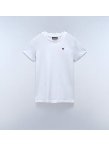 Napapijri Shirt "K Salis Ss 2" in Weiß