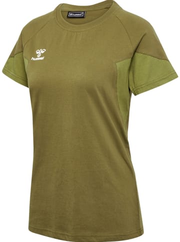 Hummel T-Shirt "Hmltravel T-Shirt S/S Woman" in Grün