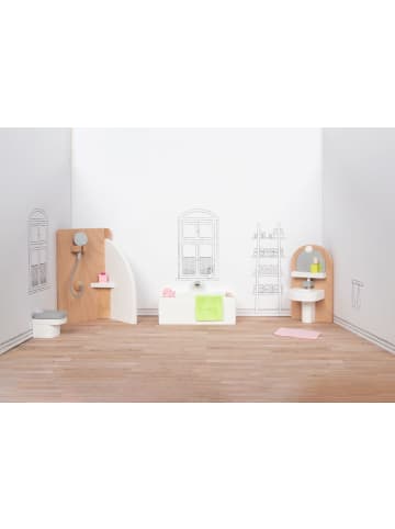 Goki Puppenhausmöbel Style Badezimmer - ab 3 Jahren