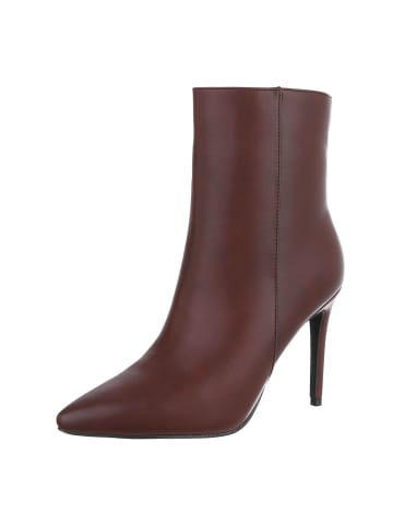 Ital-Design High Heel in Weinrot