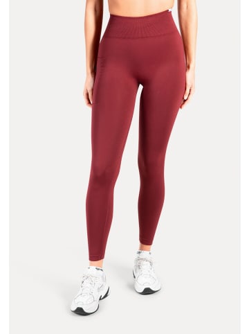 SMILODOX Leggings Amaze Scrunch Pro Pocket Seamless in Bordeaux
