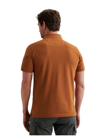 PME Legend Poloshirt SHORT SLEEVE POLO AMERICAN CLASSIC in Braun