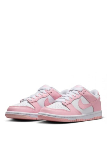 Nike Sneaker DUNK in WEISS/MITTELHELLROSA-WEISS-WEISS