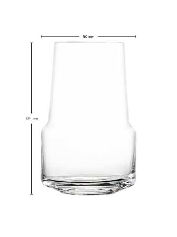 Zwiesel Glas 2er Set Sekt Tumbler Level in Transparent 412 ml in transparent