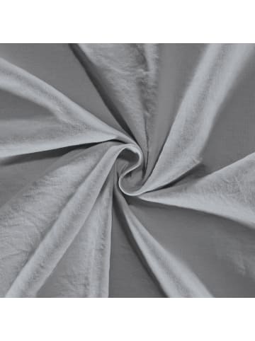 Erwin Müller Halbleinen, Leinen / Halbleinen Kuschelkissenbezug Deggendorf in silber