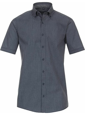 CASAMODA Kurzarm FreizeitHemd für Herren in blau