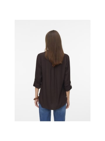 Vero Moda Langarmbluse in Chocolate Torte1