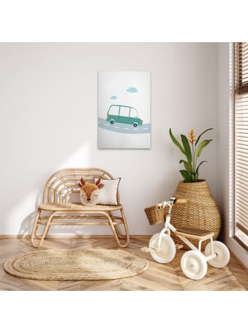 A.S. Création Leinwandbild Canvas Cars Weiss