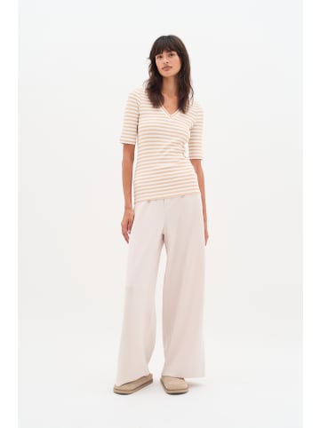 InWear Jerseytop DagnaIW Slim fit in Alabaster/Pure White stripe