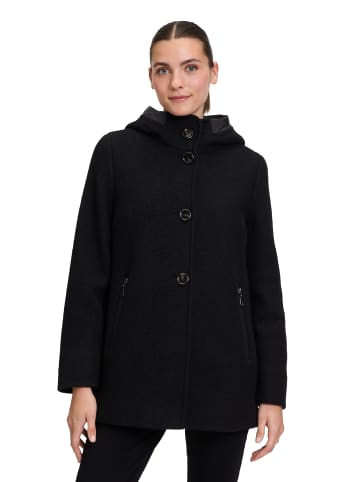 Gil Bret Wolljacke mit Kapuze in Schwarz