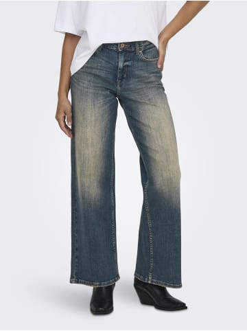 ONLY Jeans mit weitem Bein in Medium Blue Denim