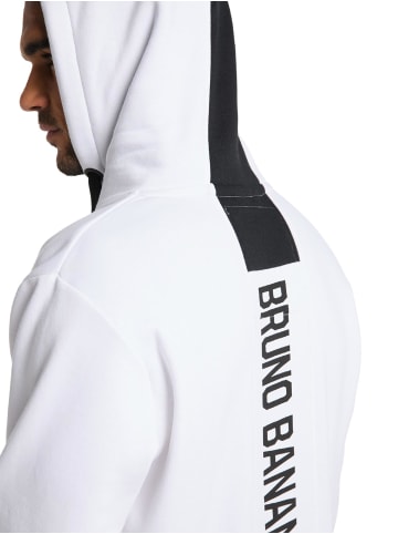 Bruno Banani Hoodie ohne Reißverschluss HOWARD in Weiß