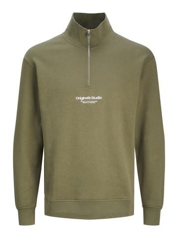 Jack & Jones Sweatshirt mit halbem Reißverschluss in Kalamata