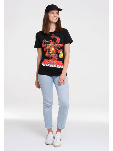 Logoshirt T-Shirt Marvel Comics - Deadpool in schwarz