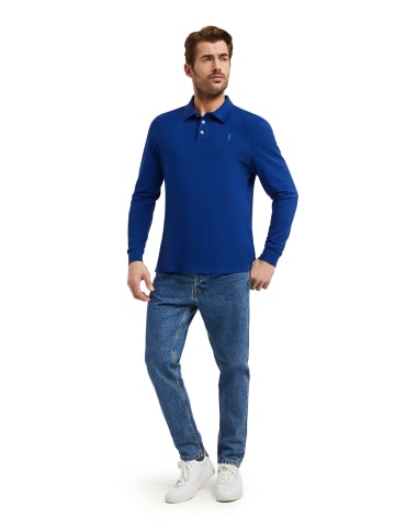 Polo Club Poloshirt in Royal Blau