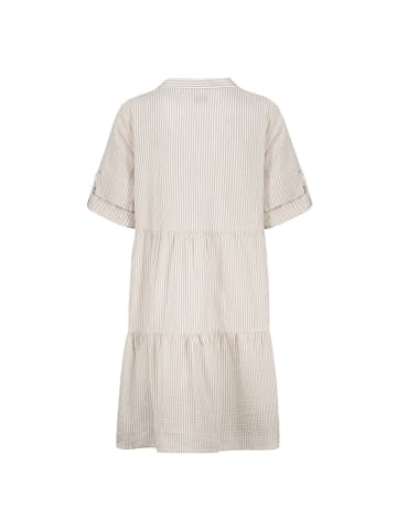 Eight2Nine Kleid in stripes: string beige-offwhite