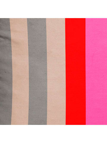 Erwin Müller Nicky-Velours, Samt Kissenhülle in beige-bunt