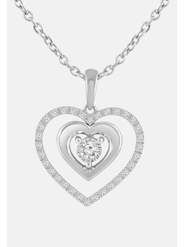 Diamant Exquis Halskette aus 375 Weißgold mit Diamant