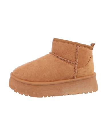 Ital-Design Stiefelette in Camel