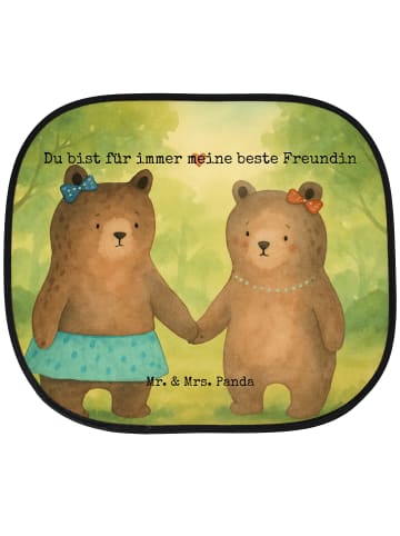 Mr. & Mrs. Panda sonnenschutz Bär Freundin Design mit Spruch in Weiß