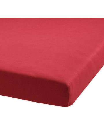 BettwarenShop Spannbettlaken Multi-Stretch in weinrot