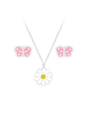 Alexander York Kinderschmuck DAISY in 925 Sterling Silber, 4-tlg.