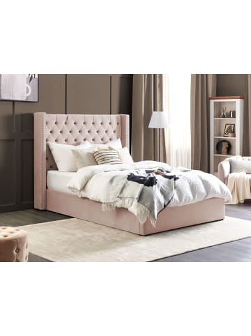 Beliani Doppelbett LUBBON in Silber - (W) 170 x (H) 144 x (L) 217 cm