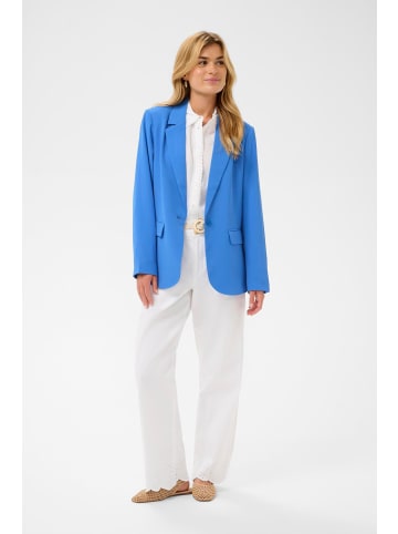 Cream Blazer CRCan Feminine in Palace Blue