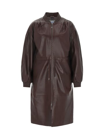 DreiMaster Women Coat in coffee brown