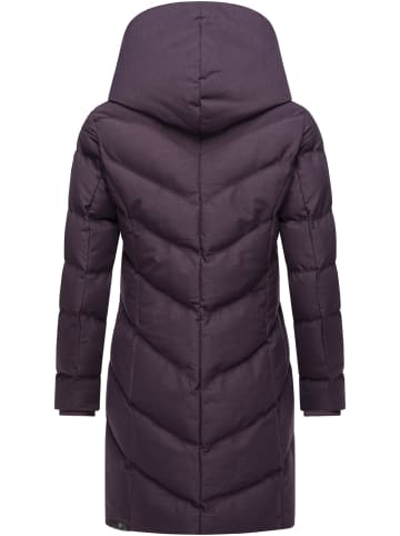 ragwear Steppmantel Natalka Cosy in Plum