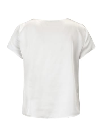 Vera Mont Satin-Bluse kurzarm in Rohweiß