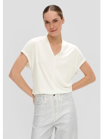 s.Oliver T-Shirt in 0200_ecru