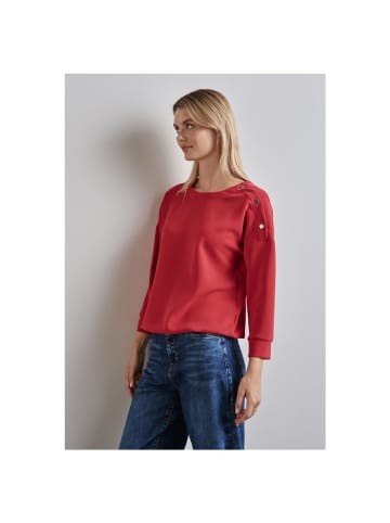 Street One Langarmshirt in mandarin red