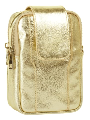 Samantha Look Umhängetasche echt Leder in gold