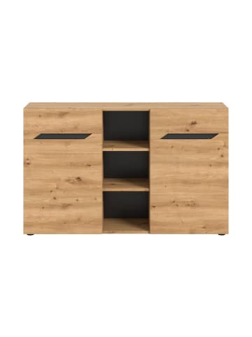 ebuy24 Sideboard Caserta Eiche 130 x 37 cm