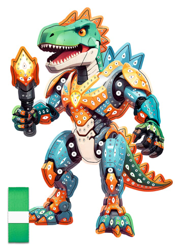 URSUS Diamond Painting Schultüten Deko-Set "ROBO T-REX" - ab 3 Jahren